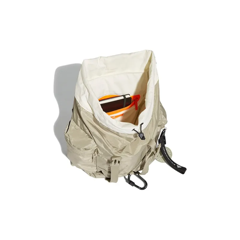 Adidas Polyester Backpack Regular Women's Beige-3
