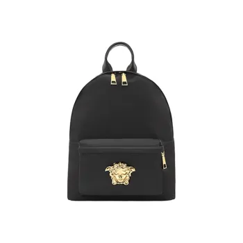 VERSACE Polyamide Laptop Backpack Men's Black