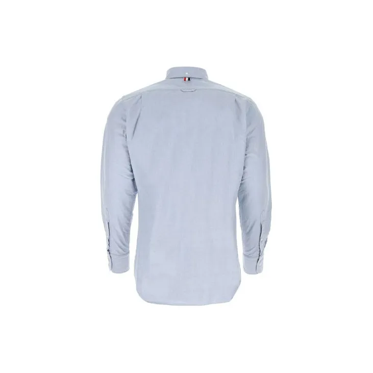 THOM BROWNE Collared Button Up Oxford Shirt-1