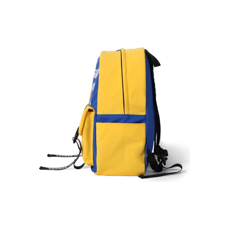 GENANX Polyamide Backpack Regular Unisex Gray/Yellow-6