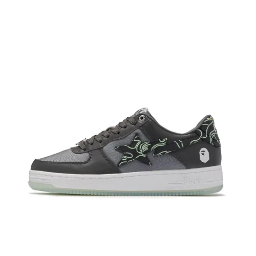 BAPE A BATHING APE Bape Sta Text Code Camo Charcoal