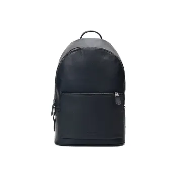 COACH Metropolitan Leather Backpack Large Size Men's Black