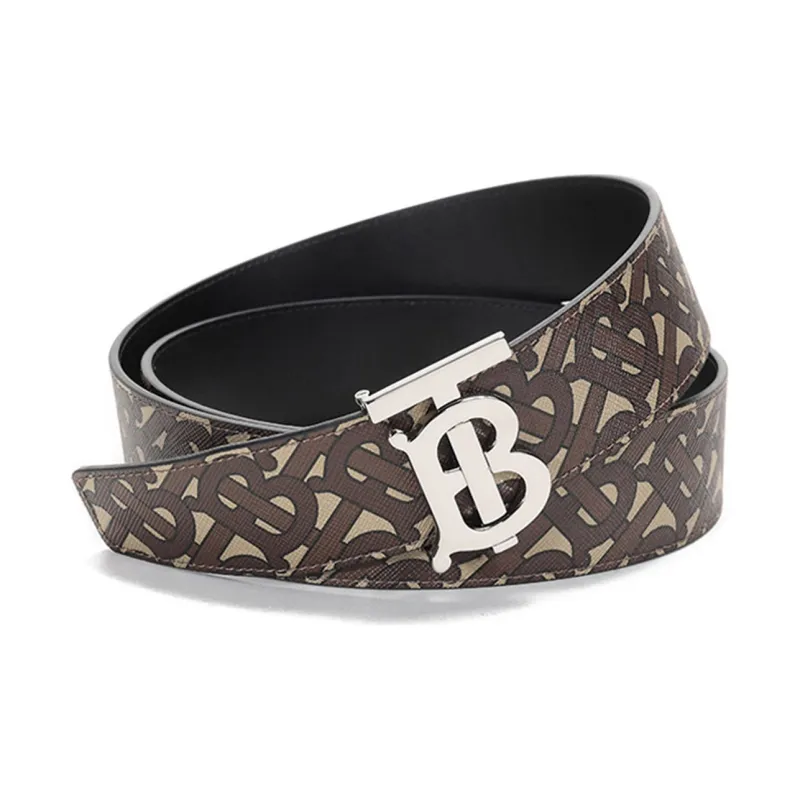 Burberry Leather Belts Men-3