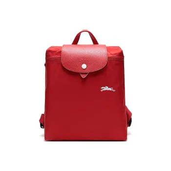 LONGCHAMP Le Pliage Fabric Backpack Regular Women's Vermilion