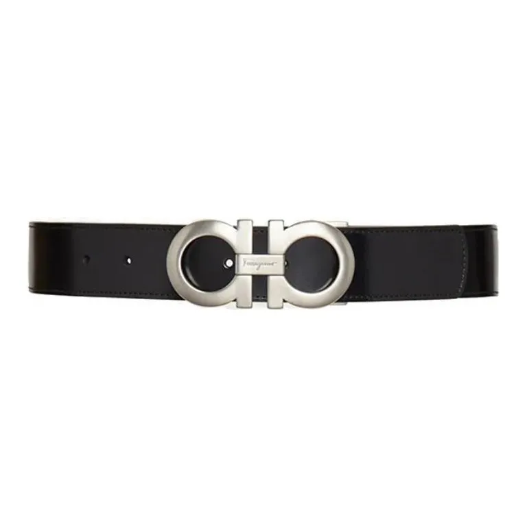 Ferragamo Gancini Reversible Leather Belt-0