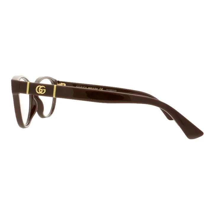 GUCCI Eyeglass Frames Unisex Red Brown-2
