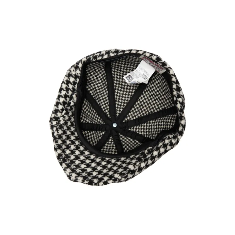 MLB New York Yankees Nylon Polyester Berets Unisex Black White-4