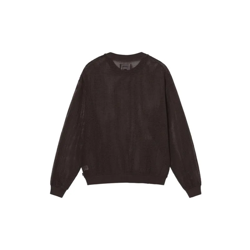 Stussy Cotton Mesh Long Sleeve Crew Top-8