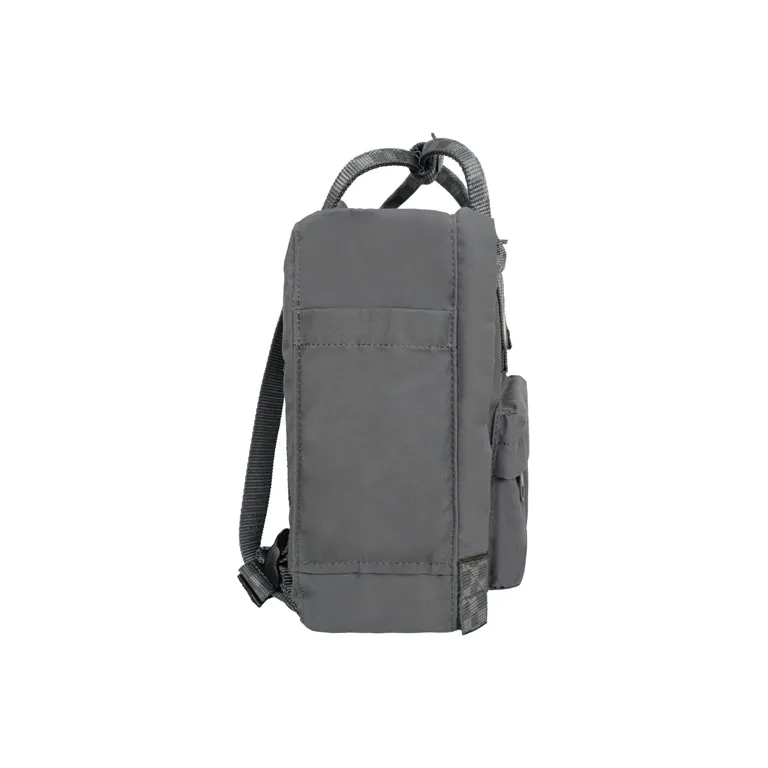 Fjallraven Polyester Backpack Mini Unisex Super Gray/Checkerboard-1