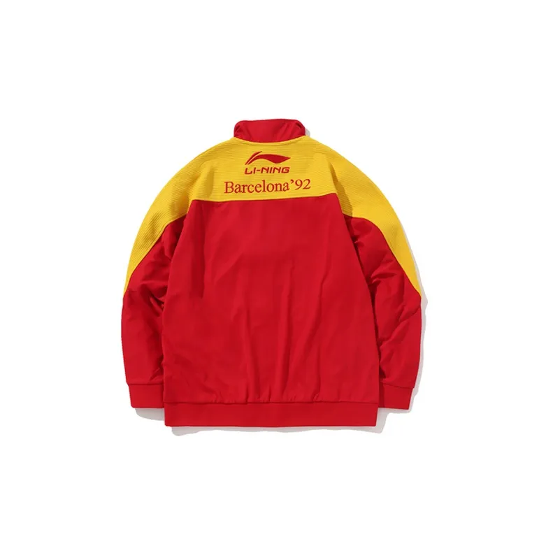 LiNing Jacket Unisex Red Yellow-1