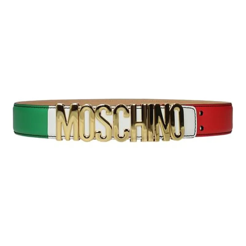 MOSCHINO Leather Belts Unisex Multicolor-0
