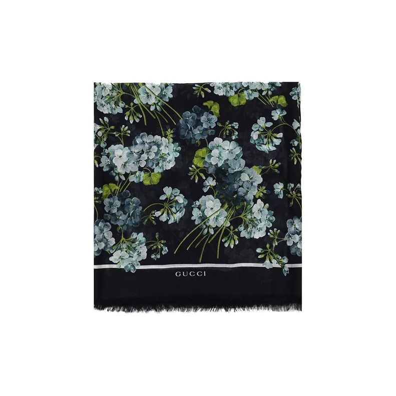 GUCCI Blooms 400 Silk Scarf-1