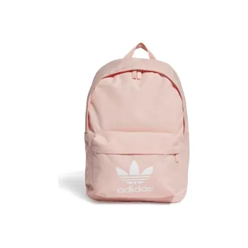 Adidas Originals Polyester Backpack Regular Unisex Cream Pink