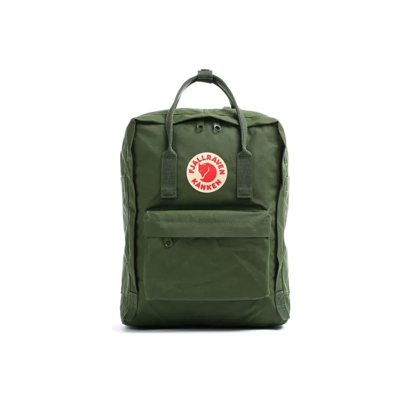 Fjallraven Kanken Water-Repellent Fabric Backpack Regular Unisex Spruce Green Color-0