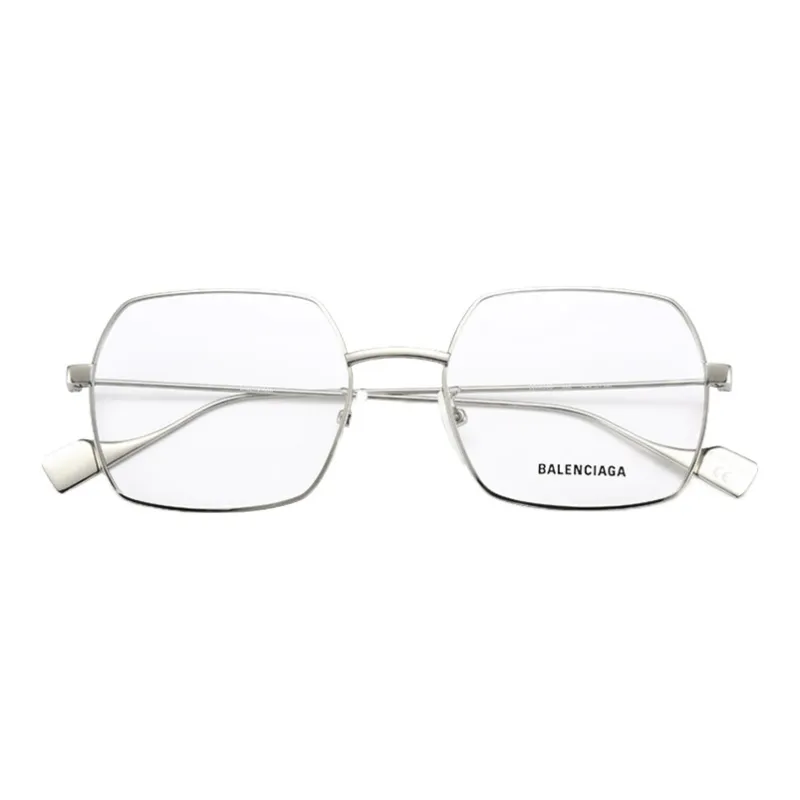 Balenciaga Eyeglass Frames Unisex Silver-1