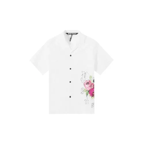 PALM ANGELS X END Big Rose Bowling Shirt 