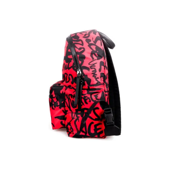 FANSIZHE VERSACE Nylon Backpack Regular Unisex Red-2