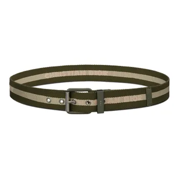 DIOR Homme Striped Buckled Belt