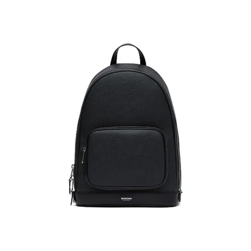 Burberry Grainy Leather Backpack Black