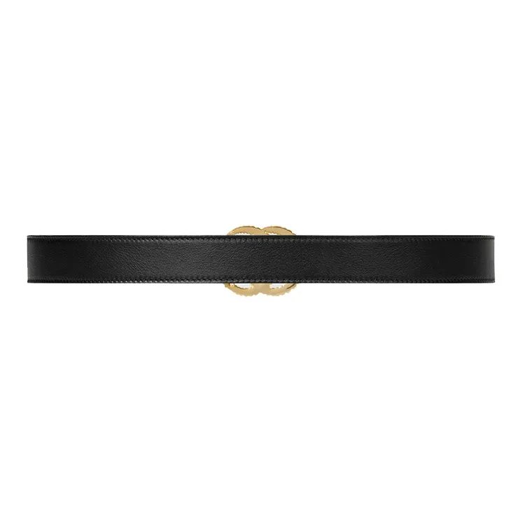 GUCCI Torchon Double G Buckle Leather Belt 1W-1