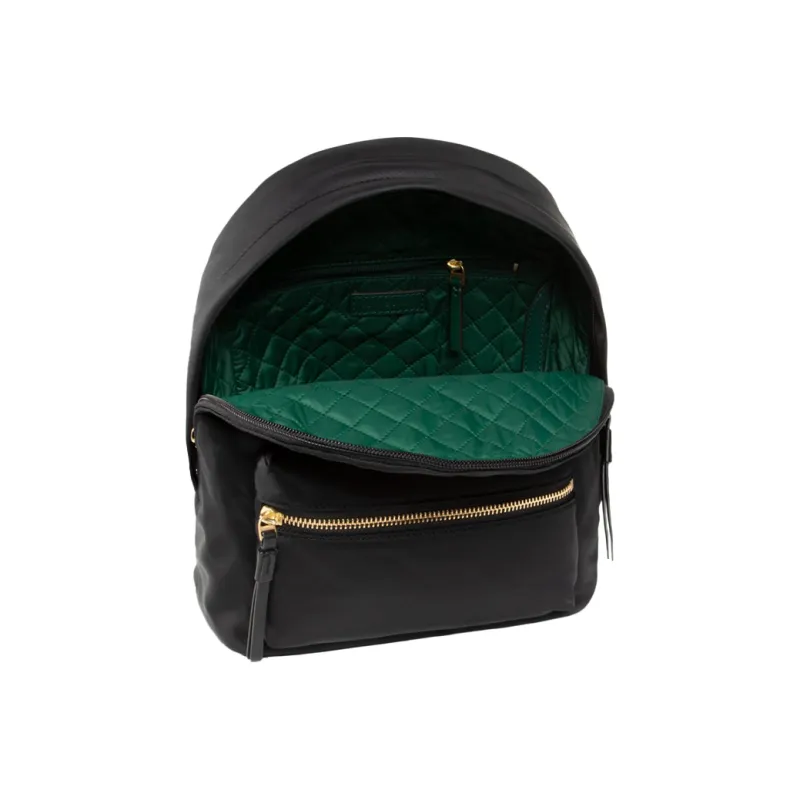 TORY BURCH Piper Fabric Backpack Trumpets Women's Black/Black Gold-1
