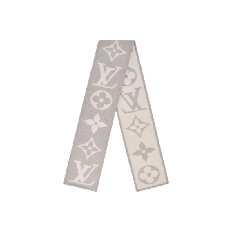 LOUIS VUITTON SWEET DREAMS Knit Scarves Unisex Gray-1