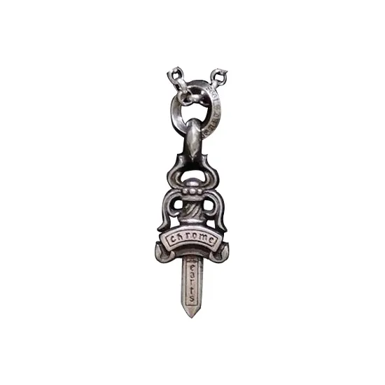 Chrome Hearts 925 Sterling Silver Pendants Unisex Silver-0
