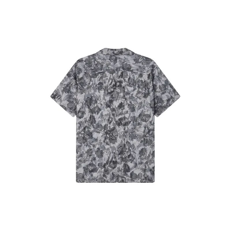 DAVID NAMAN Shirts Men Gray Black-1