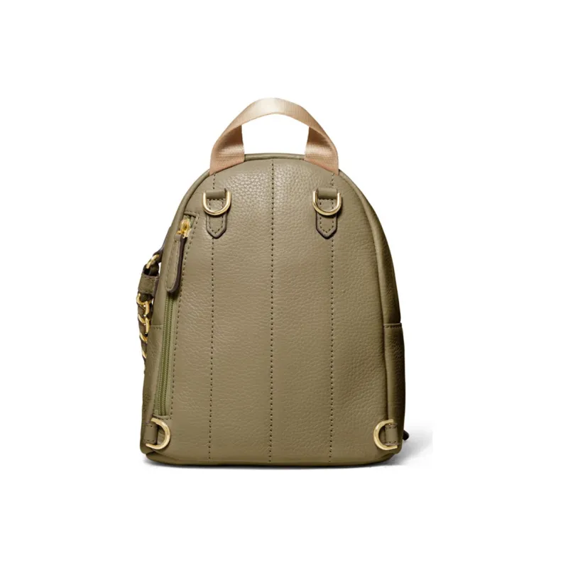 MICHAEL KORS Slater Cow Leather Backpack Women's Army Green-2