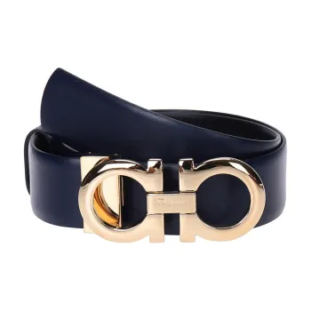 Ferragamo Double Gancini Bit Belt