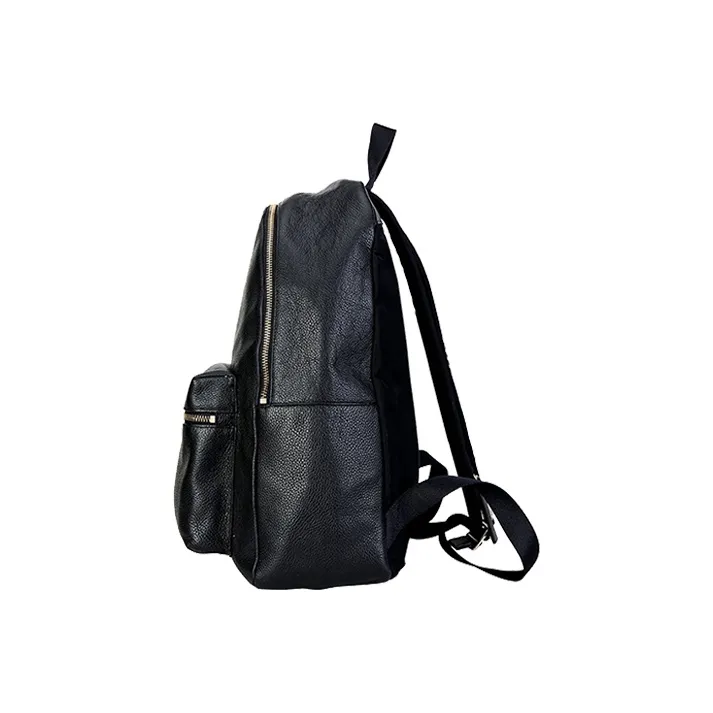 COACH Charlie Leather Backpack Large Size Women's Black-2
