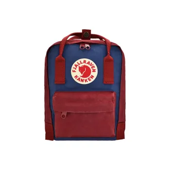 Fjallraven Polyvinyl Alcohol Backpack Mini Unisex Sapphire Blue Wine Red