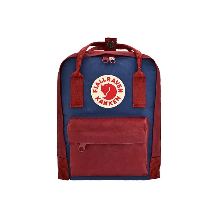 Fjallraven Polyvinyl Alcohol Backpack Mini Unisex Sapphire Blue Wine Red-0