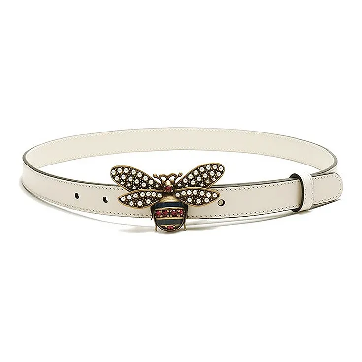 GUCCI Queen Margaret Leather Belts Women's-1