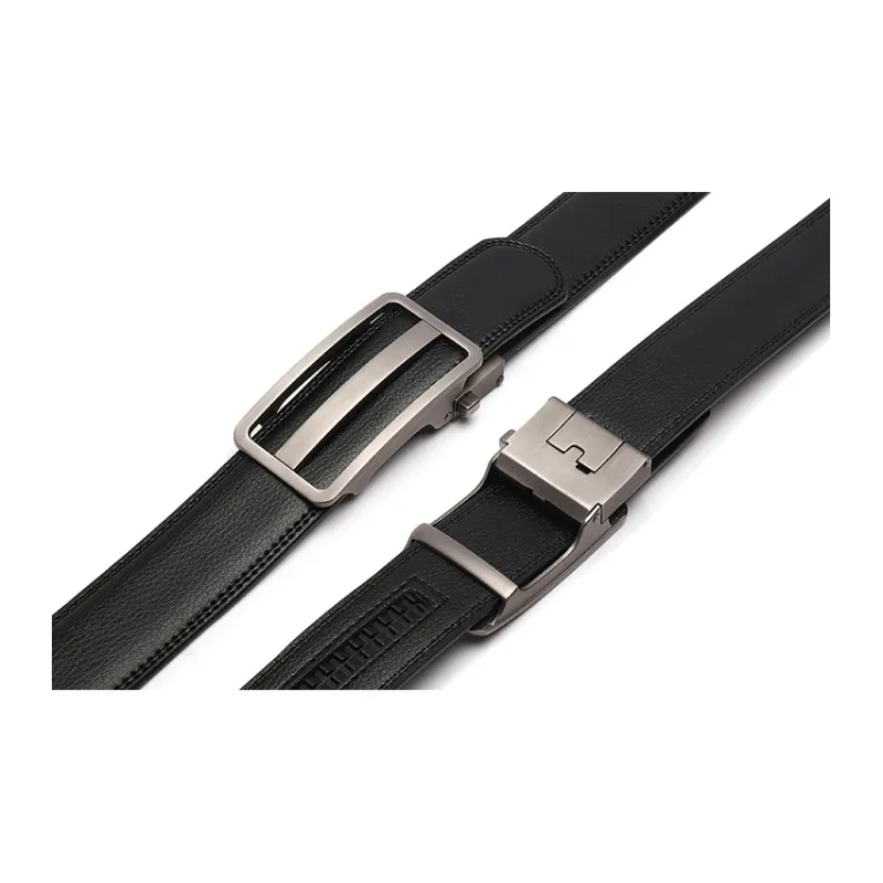 FREE RABBITⅡ Youth Genuine Leather Belt With Automatic Buckle Casual Fashion Leather Belts Men's-2