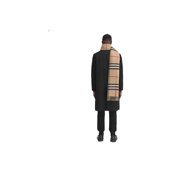 Burberry Reversible Check Cashmere Scarf-4