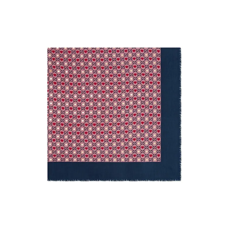 GUCCI Shawls Women's GG Red Print-2