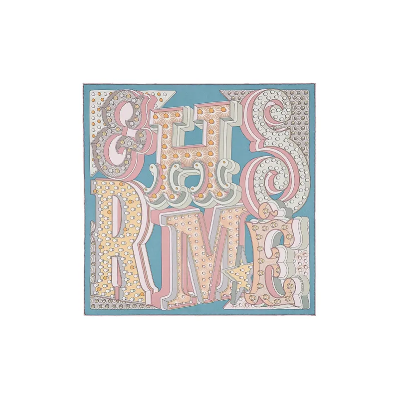 HERMES Electrique Silk Scarves Women's-0