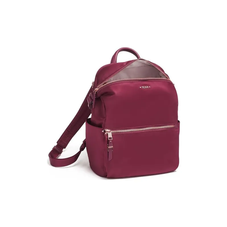 TUMI Nylon Fabric Backpack Unisex Berry-1