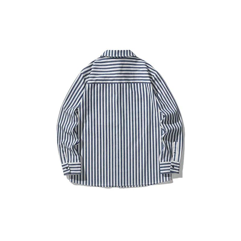 PJ's Vigor Shirt Early Fall Unisex Letter Stripes Color Blocking-1