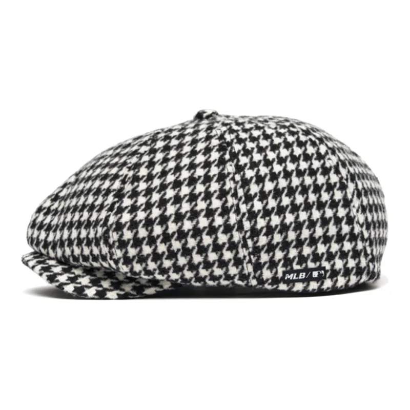 MLB New York Yankees Nylon Polyester Berets Unisex Black White-2