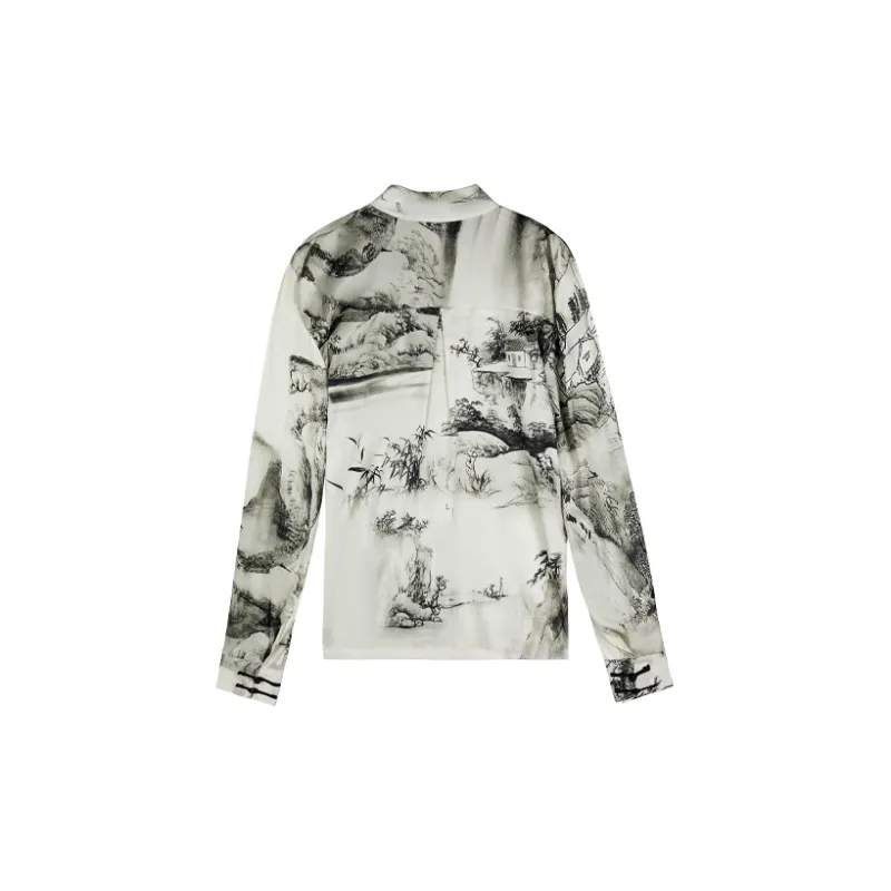 Cheng Jin Yi Bureau Shirts Unisex White-1