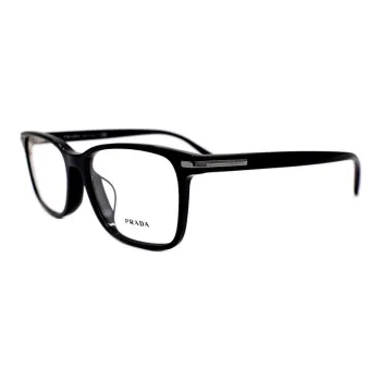 PRADA Plate Frame Square Eyeglass Frames Men's