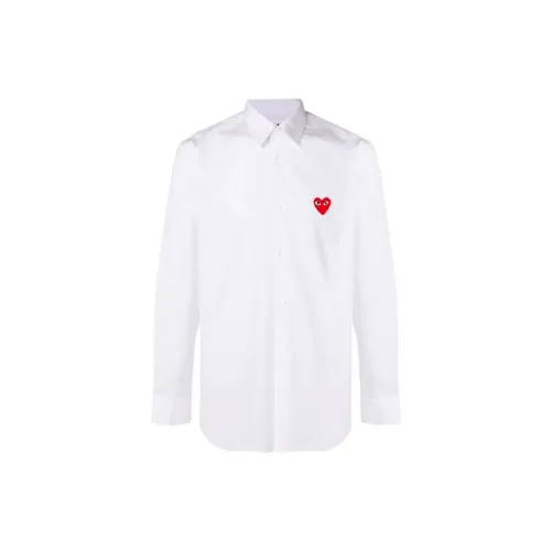 CDG Play Shirts Men White