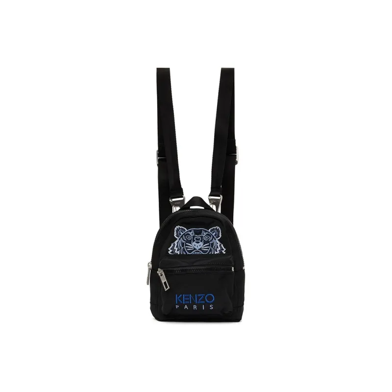 KENZO Polyester Backpack Mini Men's Black & Blue-4