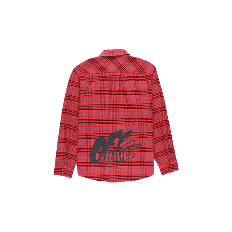 OFF WHITE Flannel Shirt-1