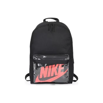Nike PVC Backpack Regular Unisex Black Red