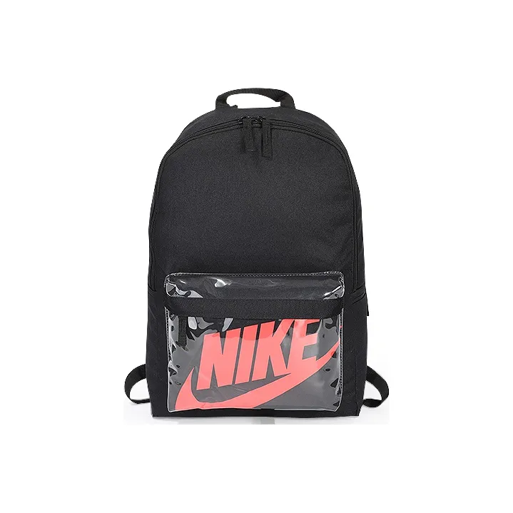 Nike PVC Backpack Regular Unisex Black Red-0