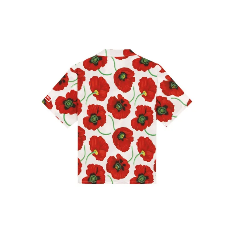 KENZO Nigo Drop4 POPPY Flower SS22 Shirt Men's White-1