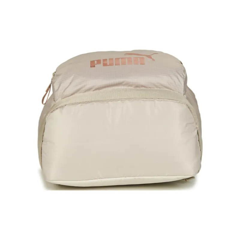PUMA Polyester Backpack Regular Unisex Beige Yellow-3